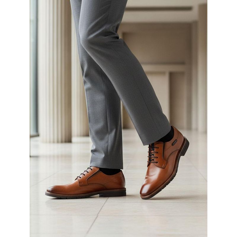 Bugatti Mero Tan Men Formal Derbies (EURO 44)