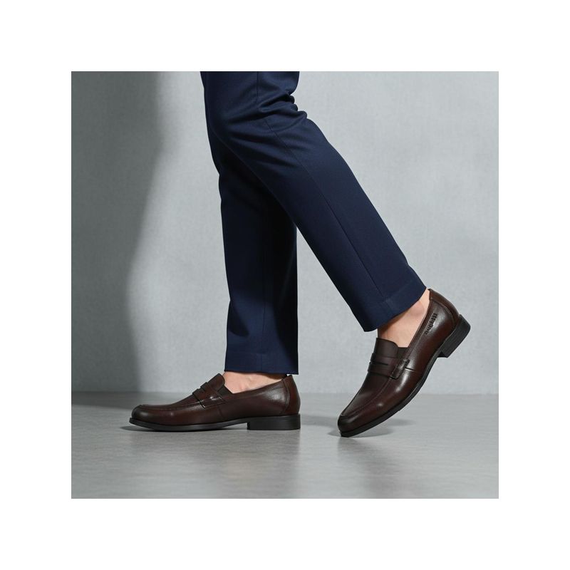 Bugatti Theobaldo Dark Brown Men Penny Formal Loafers (EURO 43)