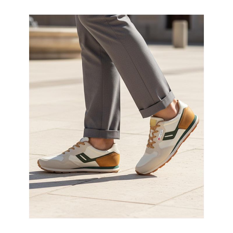 Bugatti Sacramento Off White Mens Lifestyle Sneakers (EURO 42)
