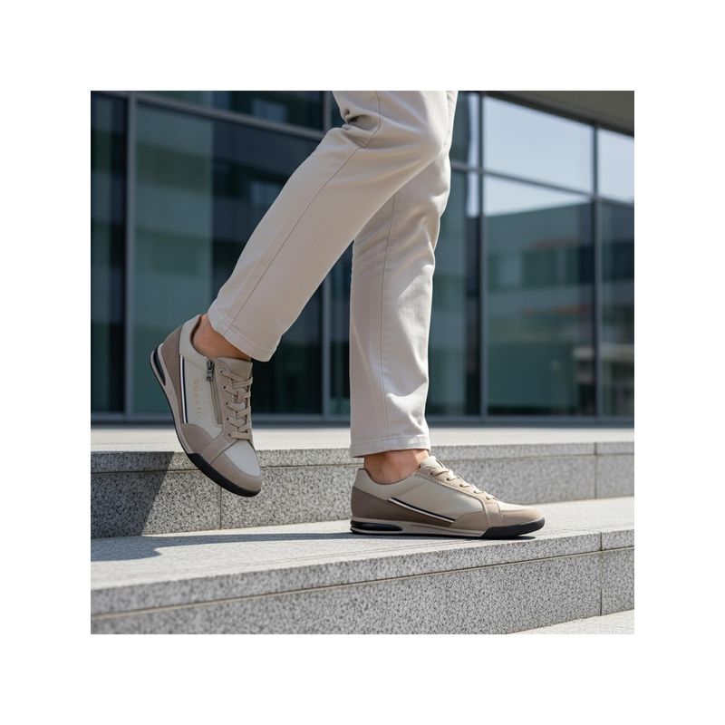 Bugatti Trevor Beige Mens Lifestyle Sneakers (EURO 40)