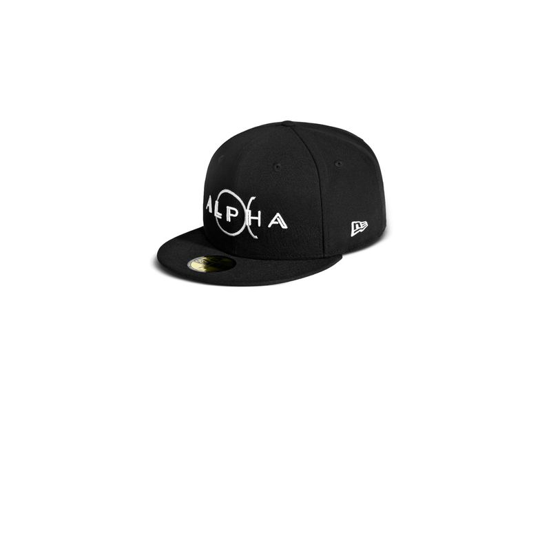 New Era Men Alpha 59Fifty Blk Cap (L)