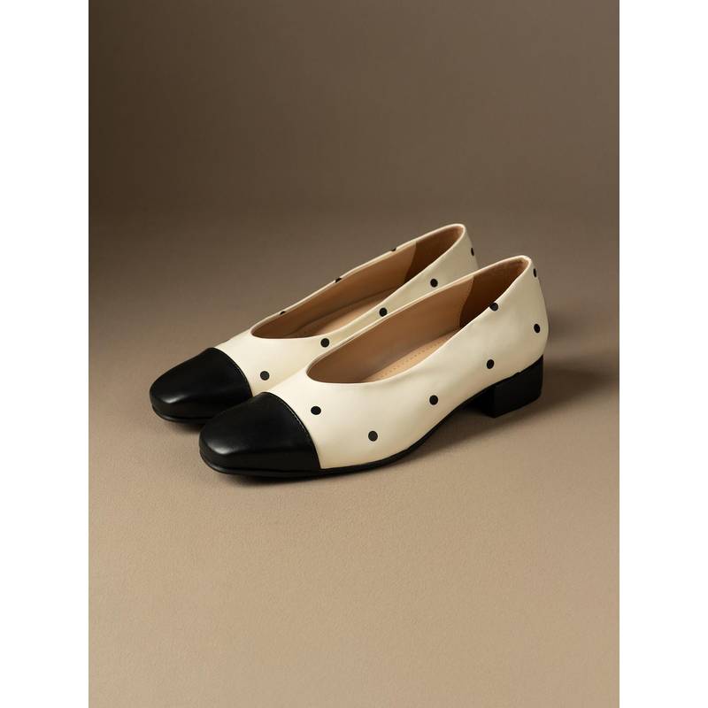 Theater Women Bardots Polka Dot Ballerina (EURO 35)