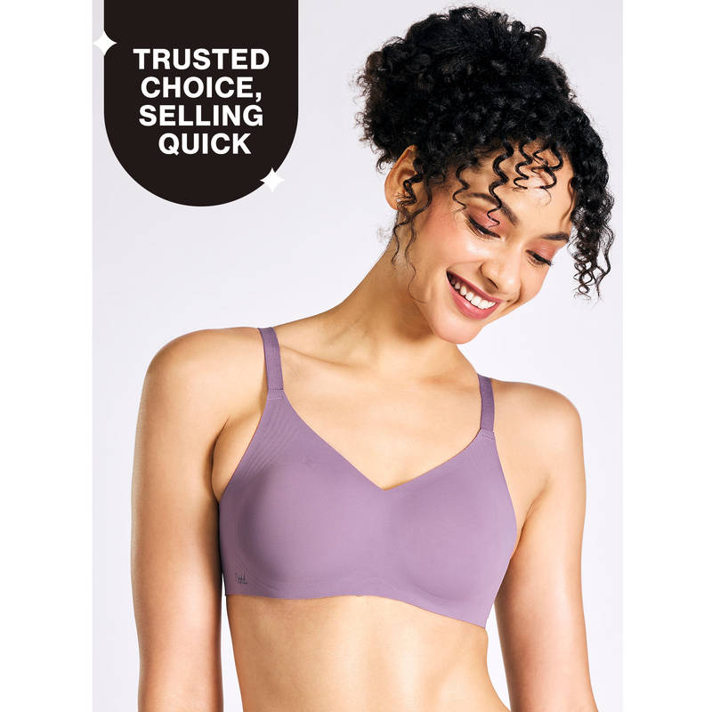 InvisiBlend™ Bonded Seamless Non Padded Non Wired Shaping Bra NYB325_Purple (32C)