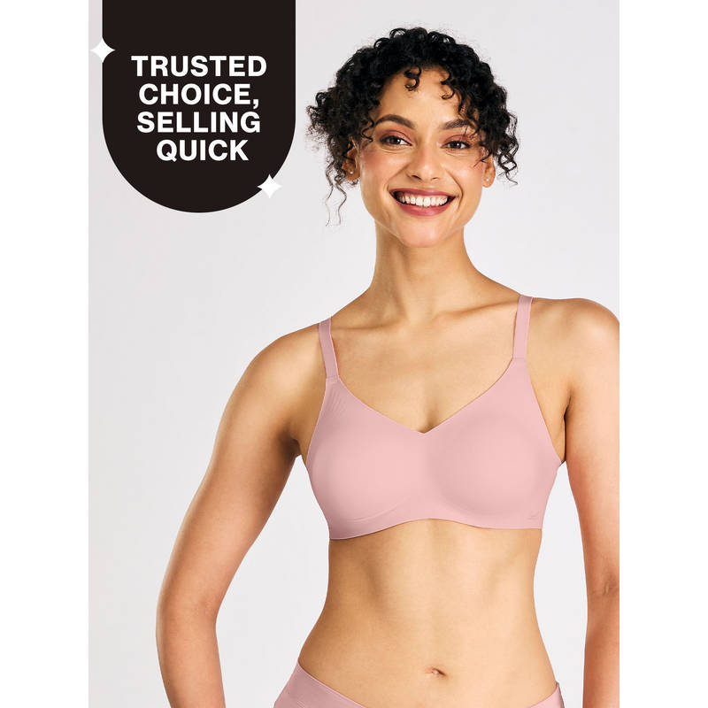 InvisiBlend™ Bonded Seamless Non Padded Non Wired Shaping Bra NYB325_Pink (32D)