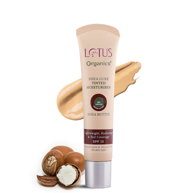 Lotus Organics Shea Luxe Tinted Moisturizer With SPF 15 - M1 Light
