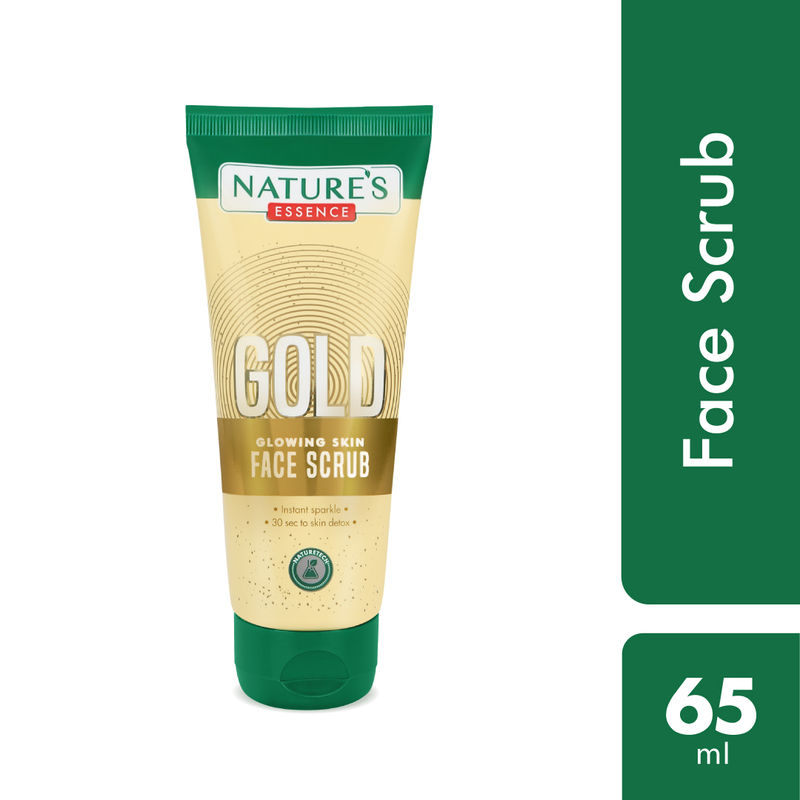 Natures Essence Gold Glowing Skin Face Scrub