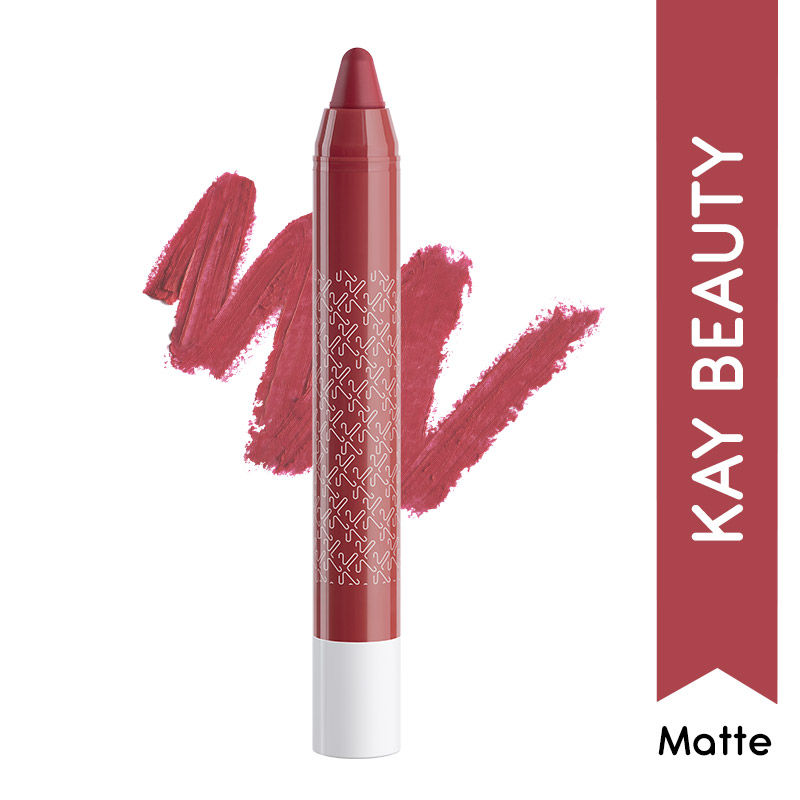 Kay Beauty Matteinee Matte Lip Crayon Lipstick -Fraternity