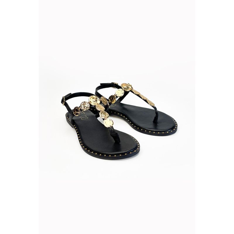 Heel Your Sole Luzia Women Sandals-Black (EURO 36)