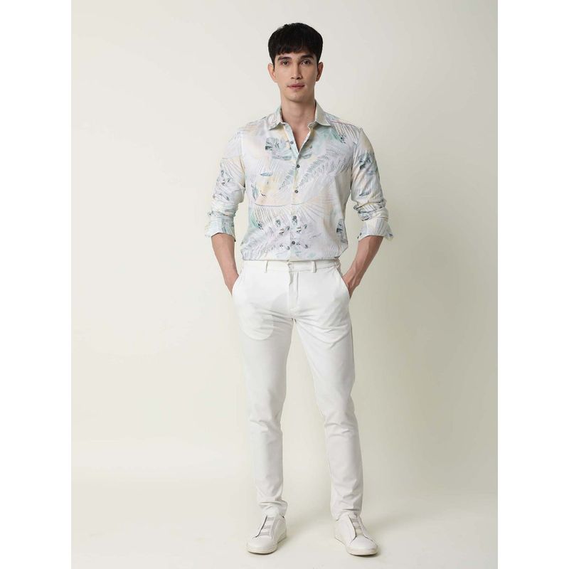 RARE RABBIT Edros Off White Shirt (M)