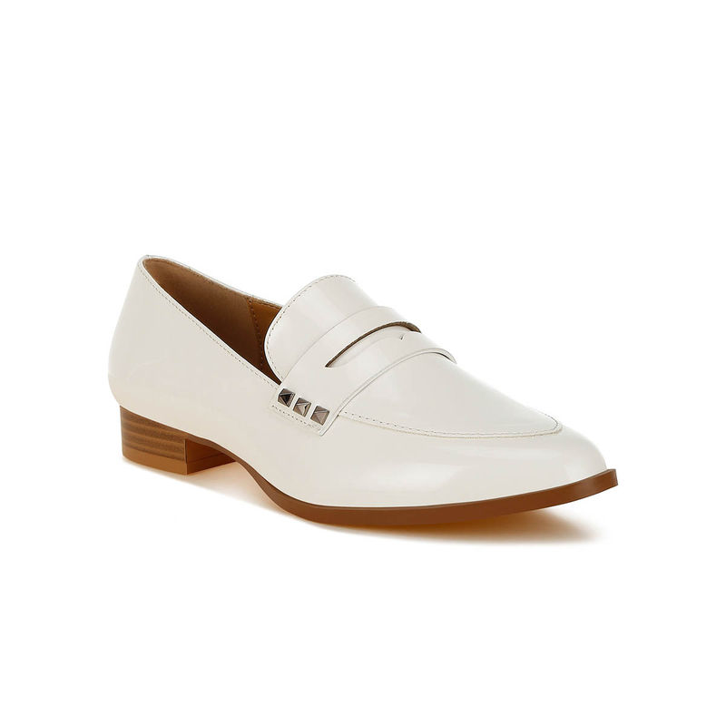 Rag & Co Patent Pleather Penny Loafers (UK 3)