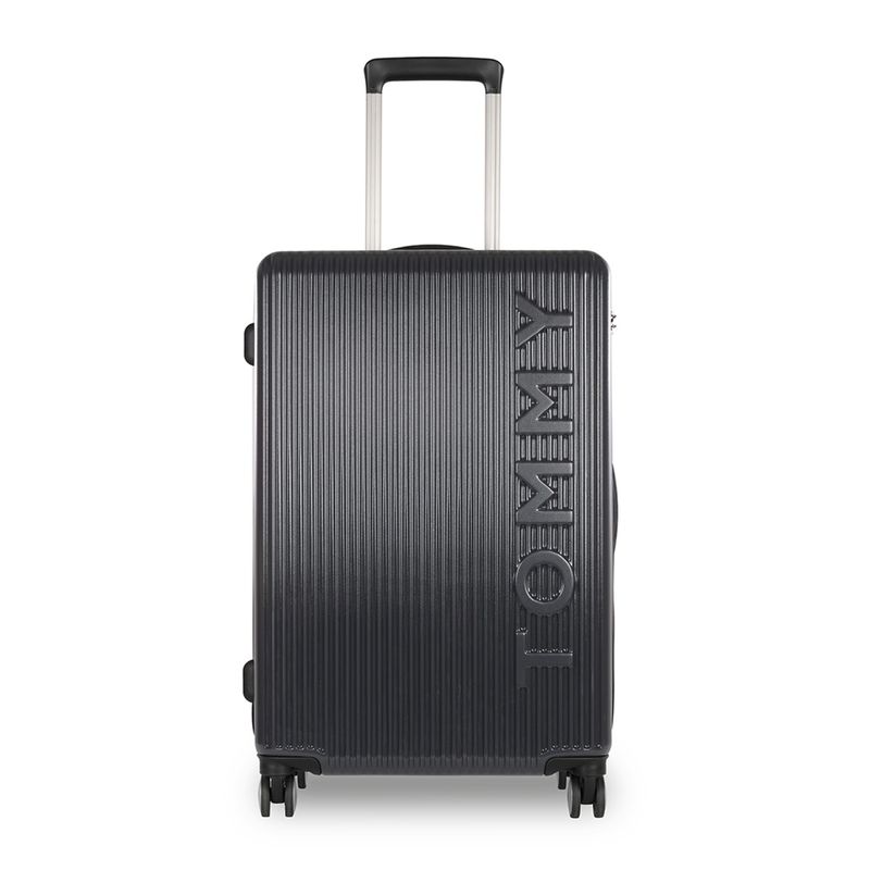 Tommy Hilfiger Empire Unisex Polycarbonate Hard Luggage - Grey (M)