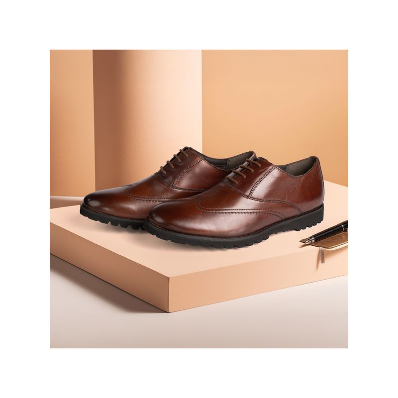 Ruosh The Otes Men Dark Brown Casual Oxfords (EURO 40)