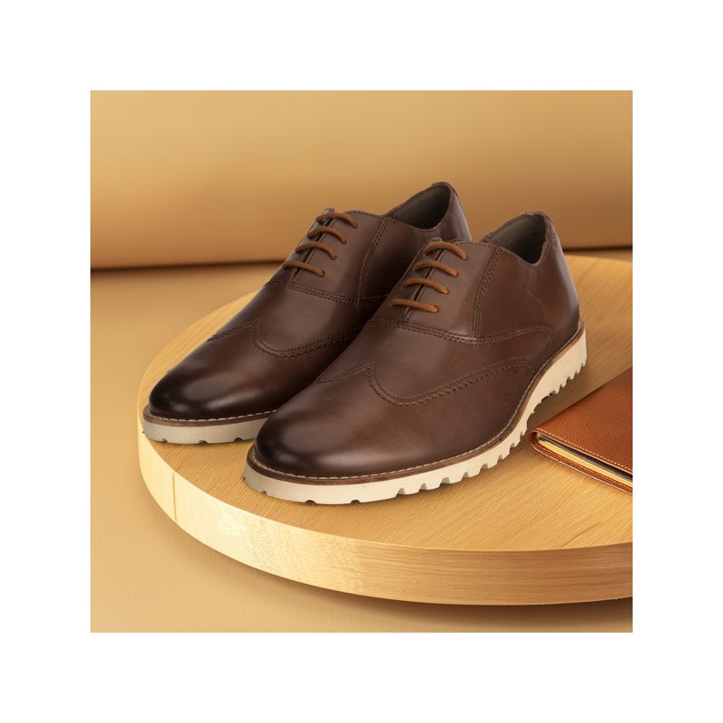 Ruosh The Otes Men Brown Casual Oxfords (EURO 40)