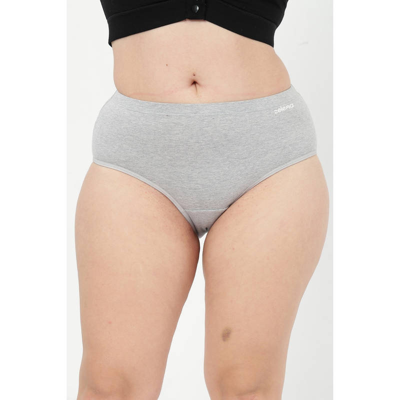 Zelena Grey High Rise Maternity Hipster Brief (S)