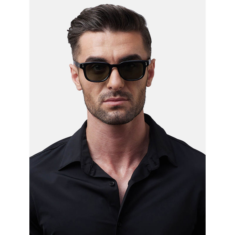 Buy Shisen Fox Taiyo Black - Crystal & Polarized Frame Green Lens