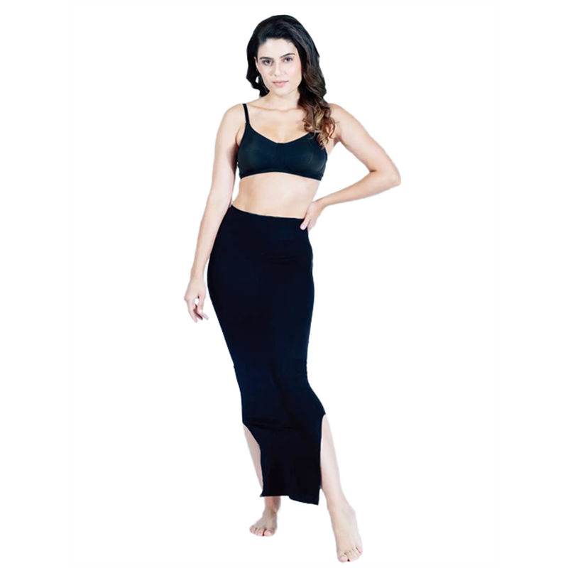 Shyaway United Classic By Women's Saree Shapewear - Black (L)