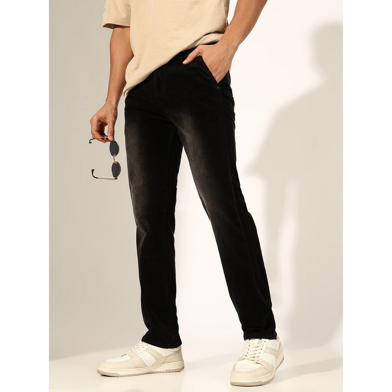 SHOWOFF Men Faded Mid-Rise Straight Fit Brown Jeans (30)