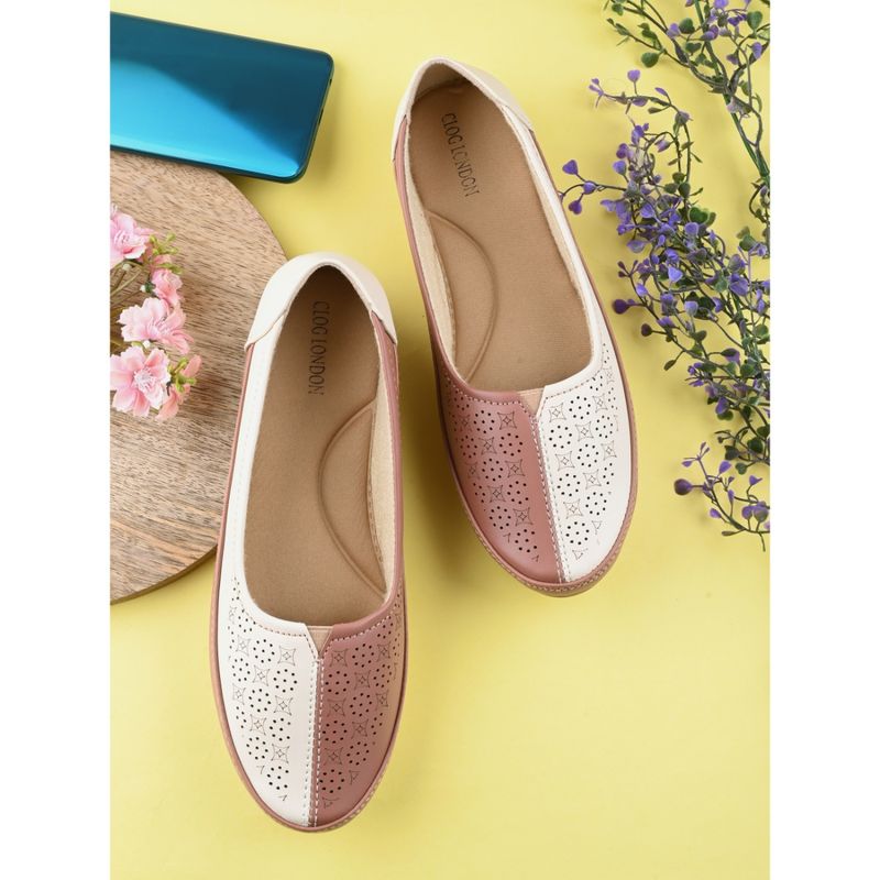 CLOG LONDON Peach Comfortable Ballerina (EURO 36)