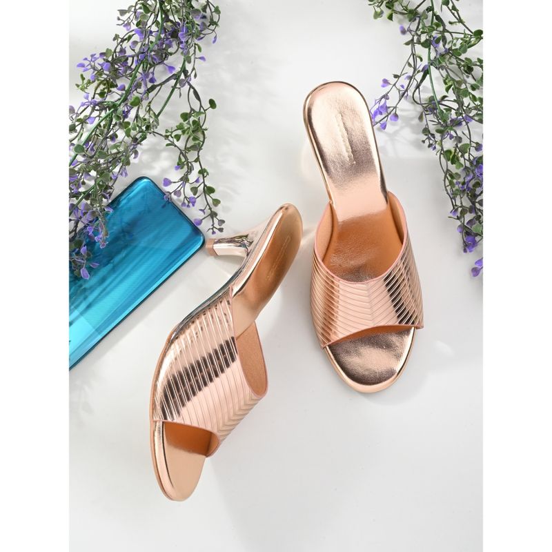 CLOG LONDON Copper Comfortable Heel Sandals (EURO 36)