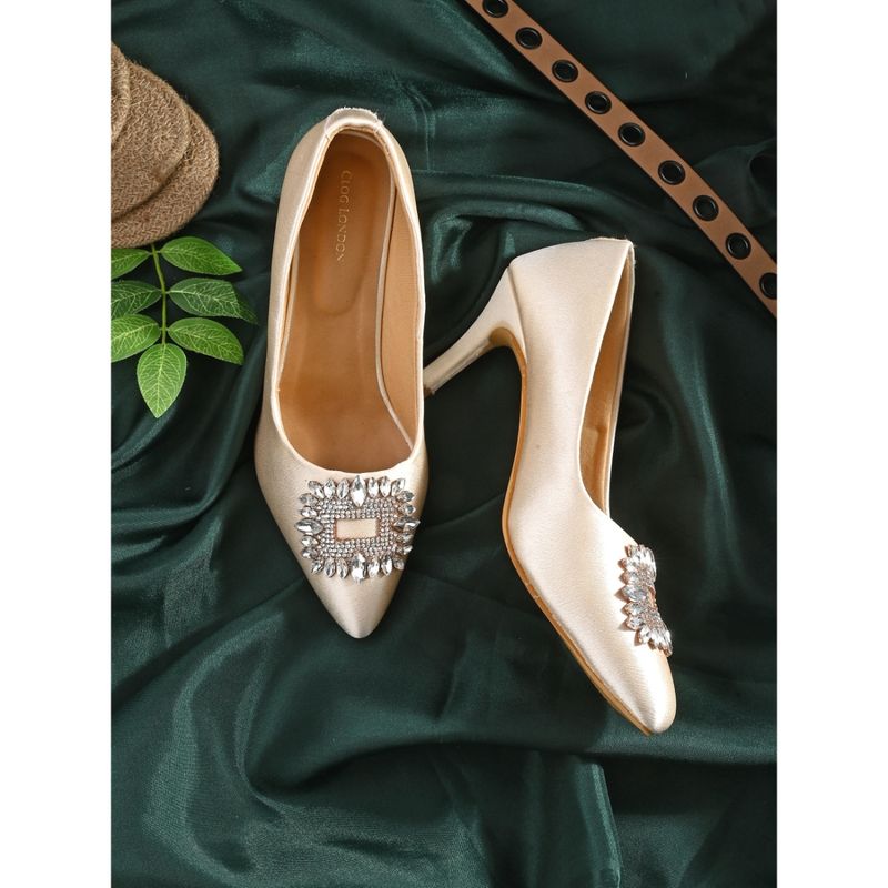 CLOG LONDON Cream Comfortable Pumps (EURO 36)