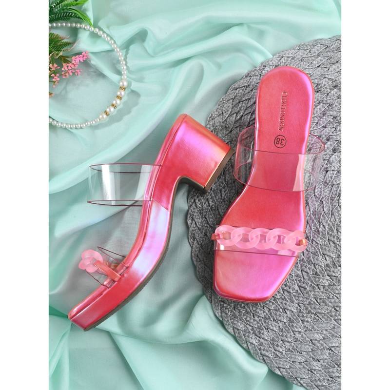 CLOG LONDON Pink Comfortable Wegdes (EURO 40)