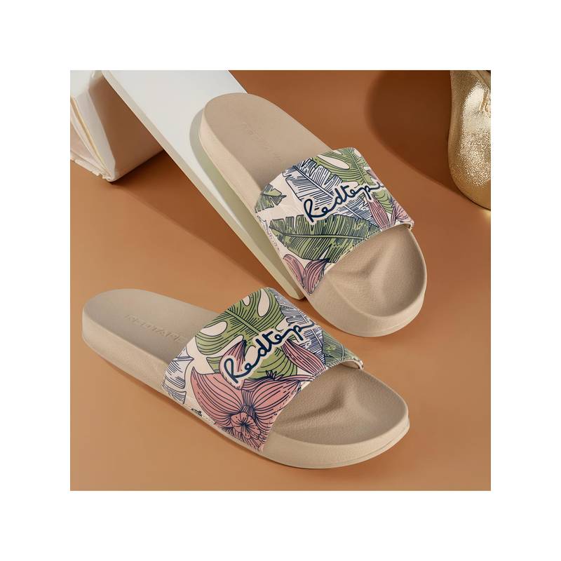 Red Tape Women's EVA Comfort Beige Sliders (UK 5)