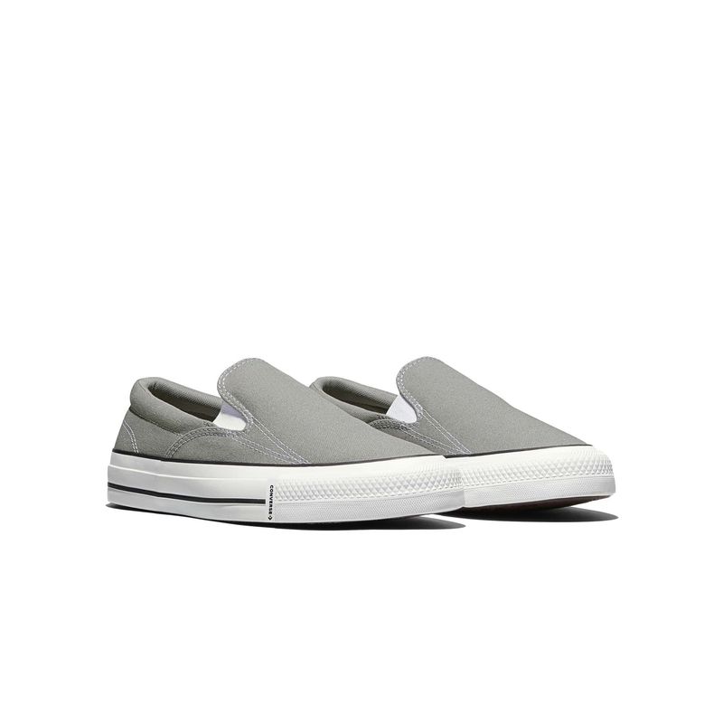 Converse Unisex Chuck Taylor All Star Malden Slip-On Sneakers - Grey (US 8)