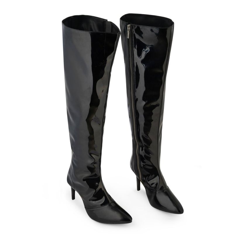 Zori World Blaque-Solid Black Over The Knee Boots (EURO 40)
