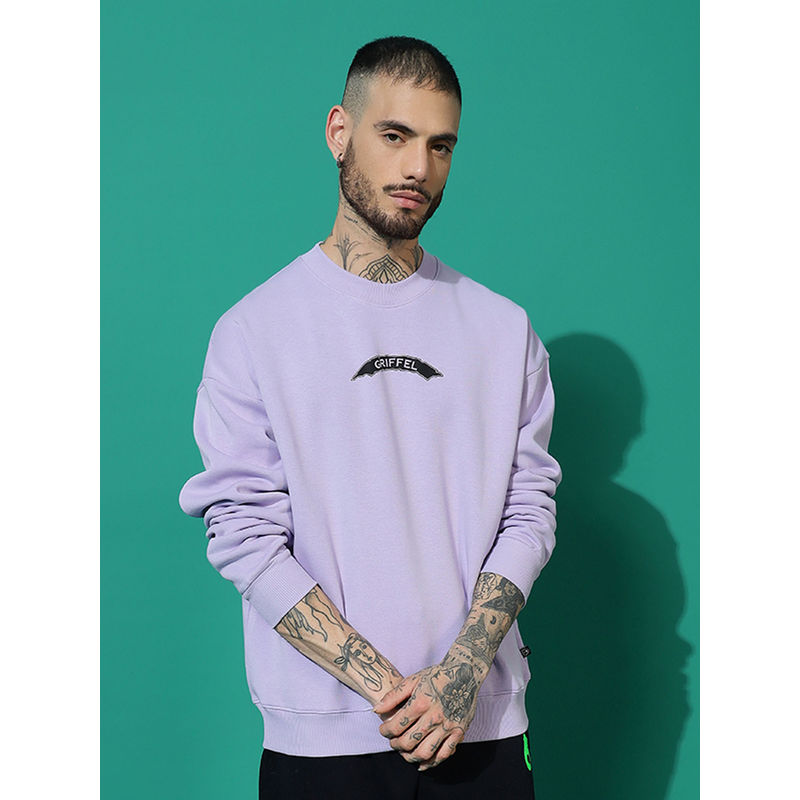 Griffel Eye Oversized Lavender Sweatshirt (S)
