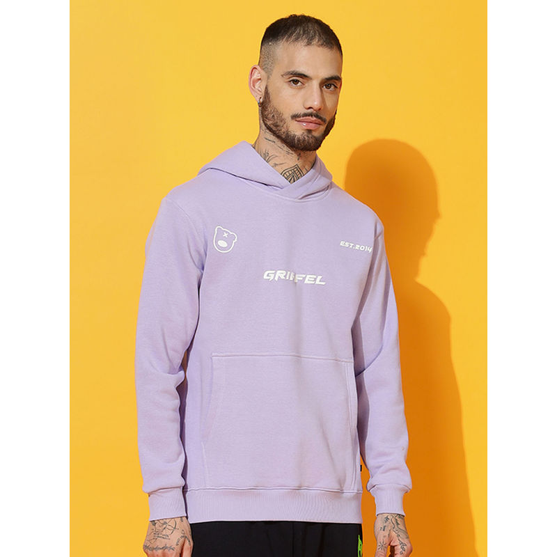 Griffel Tech Oversized Lavender Hoodie (XL)