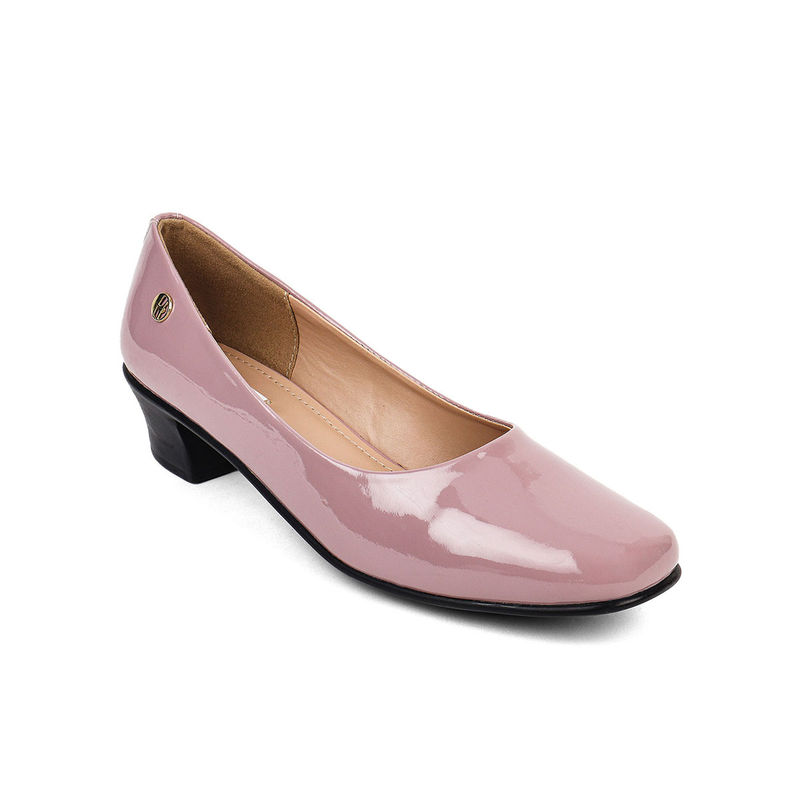 ELLE L Purple Women Slip On Pump Heels (EURO 37)