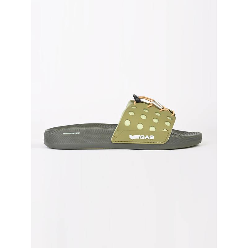 GAS Men Comodo Olive Sliders (EURO 41)