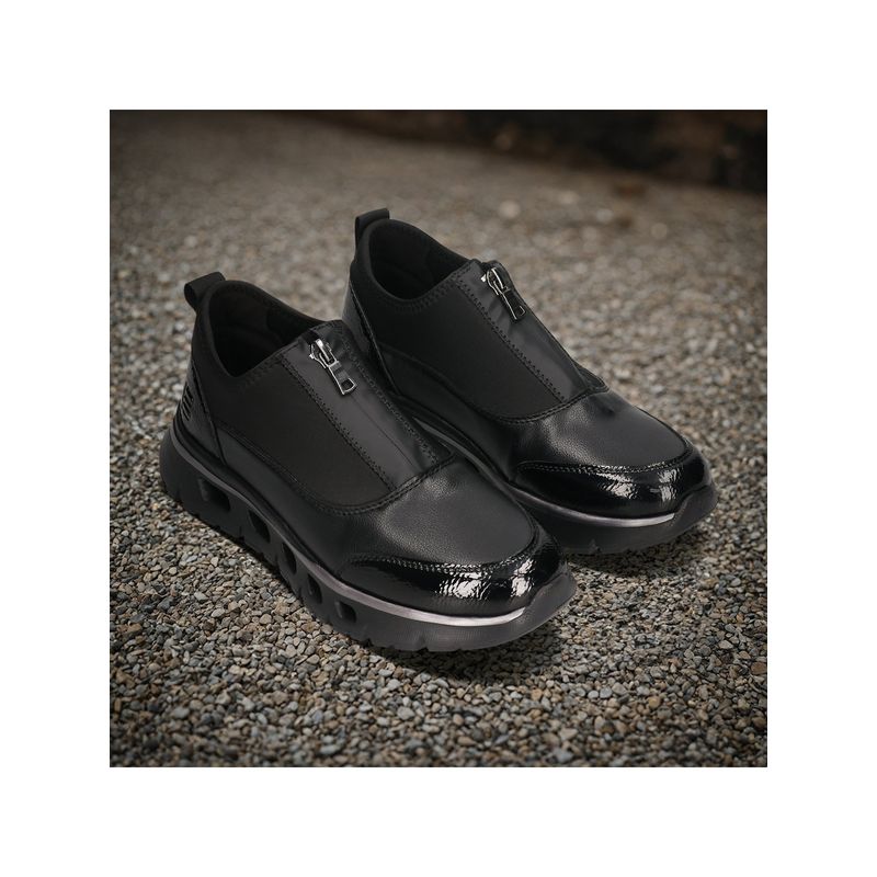 BAGATT Nisa Black Black Women Lifestyle Sneakers (EURO 39)