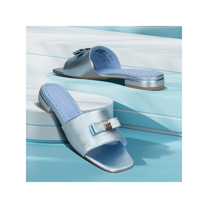 BAGATT Glaze Blue Women's Sandal Heels (EURO 36)