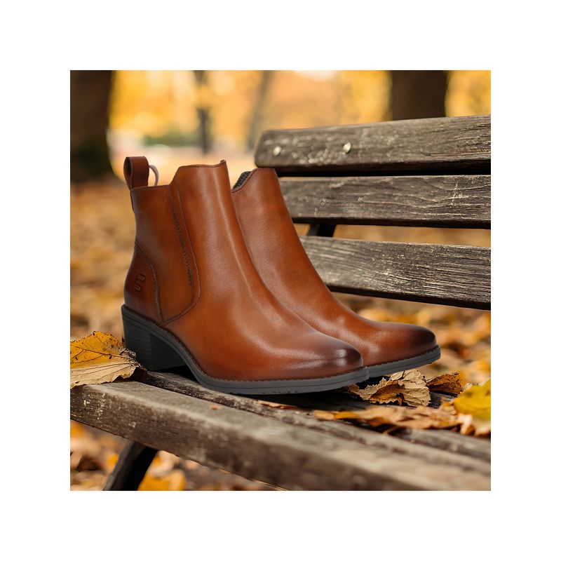 BAGATT Ruby I Cognac Tan Women Casual Boots (EURO 36)