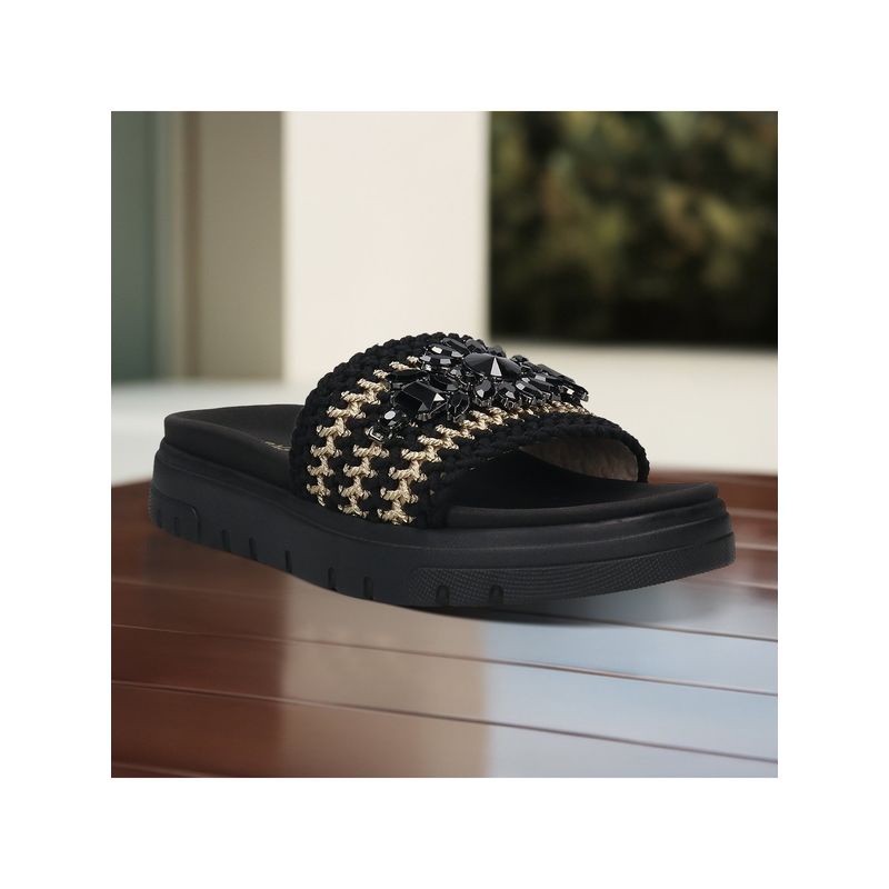 BAGATT Dalia Evo Women Black Platforms Sandals (EURO 39)