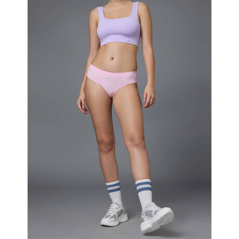 FEIER Pink Solid Classic Logo Hipster (2XL)