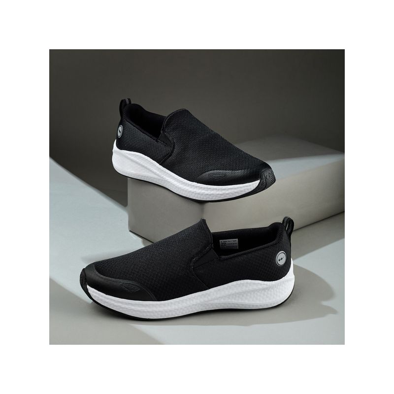 Campus Cian Men Black Walking Shoes (UK 8)