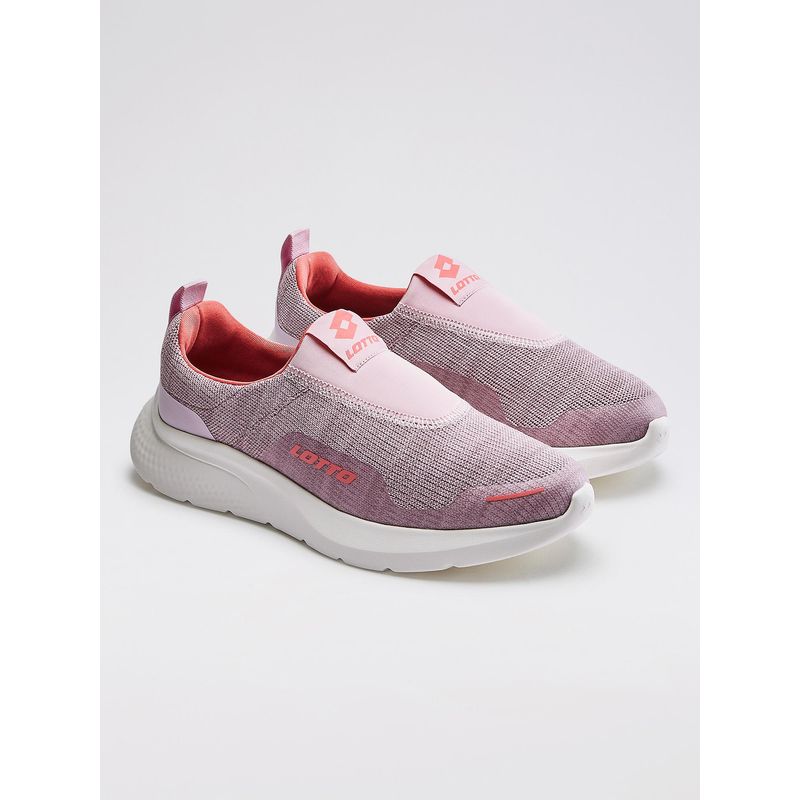 LOTTO Flowalk Slip-on Purple Sneakers for Women (UK 3)
