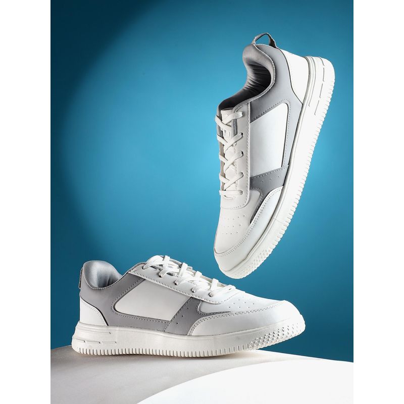 Cantabil Casual Sneakers for Men - White (UK 6)