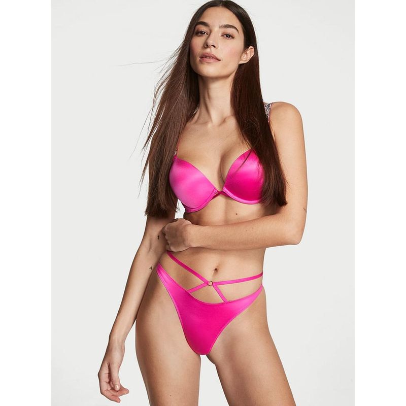 Victoria's Secret Pink Very Sexy So Obsessed Strappy Thong Panty (XL)
