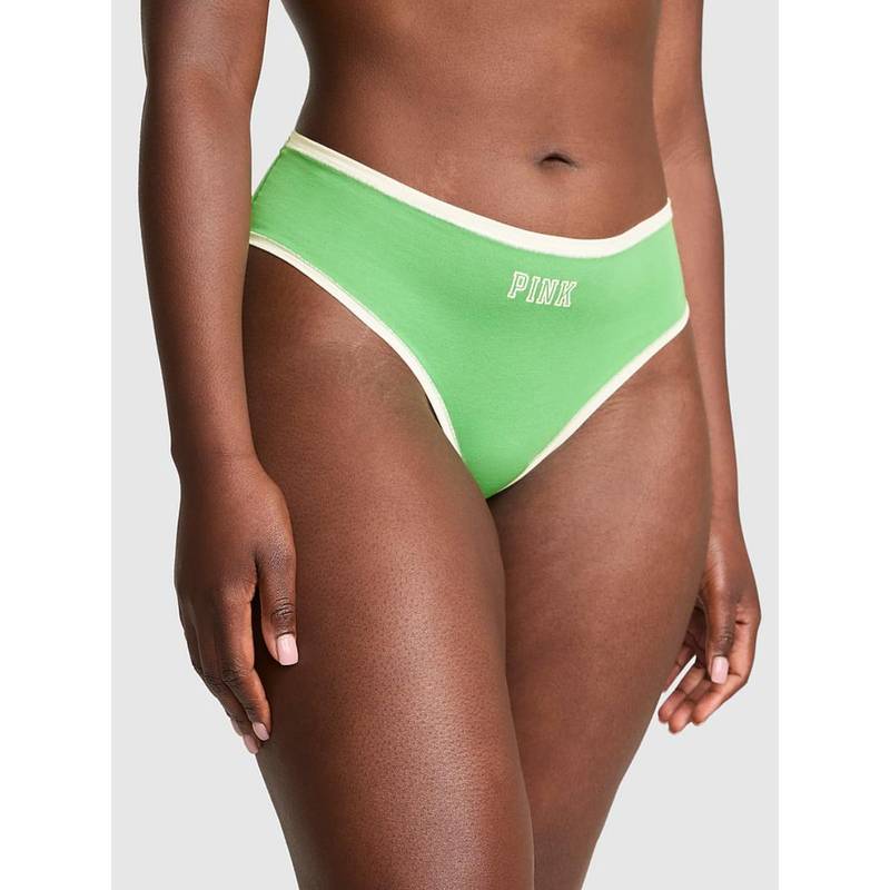 Victoria's Secret PINK Cotton Cheeky Panty - Green (XL)