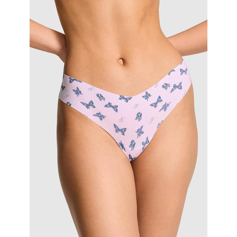 Victoria's Secret PINK No-Show Thong Panty - Pink (XS)