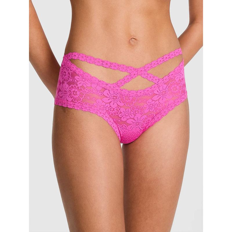 Victoria's Secret PINK Wink Strappy Cheeky Panty - Pink (XS)