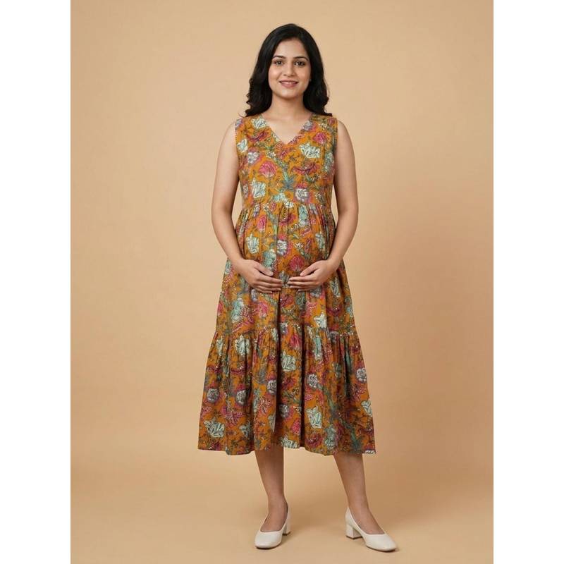The Mom Store Sunshine State Maternity and Nursing Dress (M)