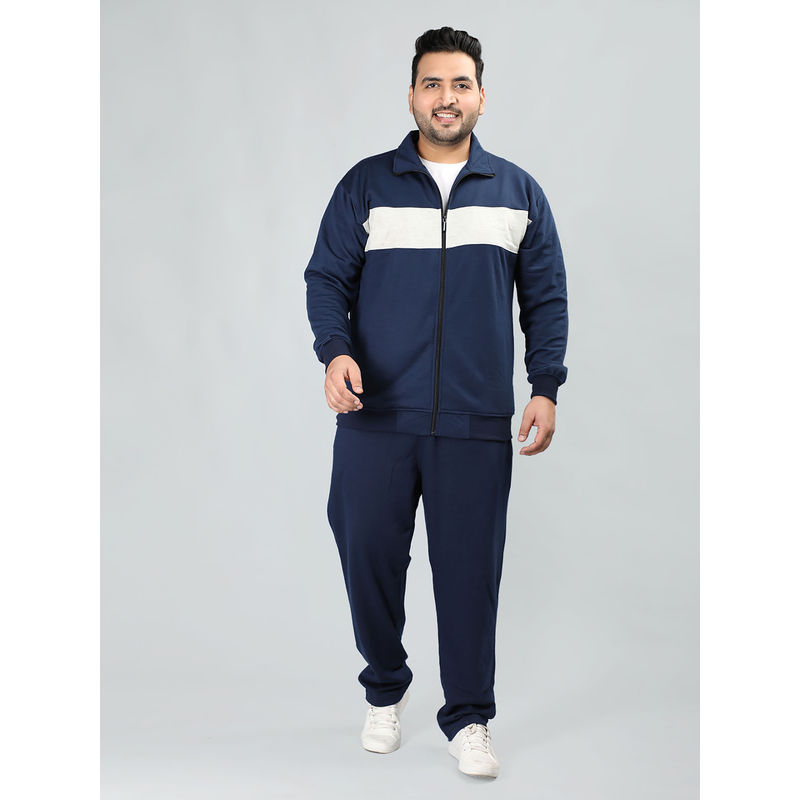 CHKOKKO Men Winter Track Suit Zipper (Set of 2) (2XL)