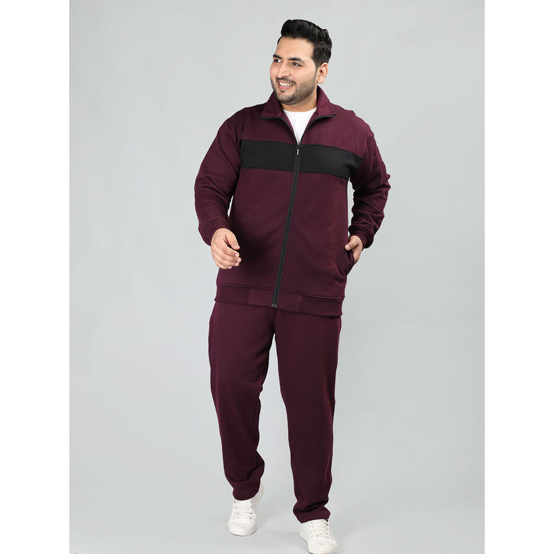 CHKOKKO Men Winter Track Suit Zipper (Set of 2) (3XL)