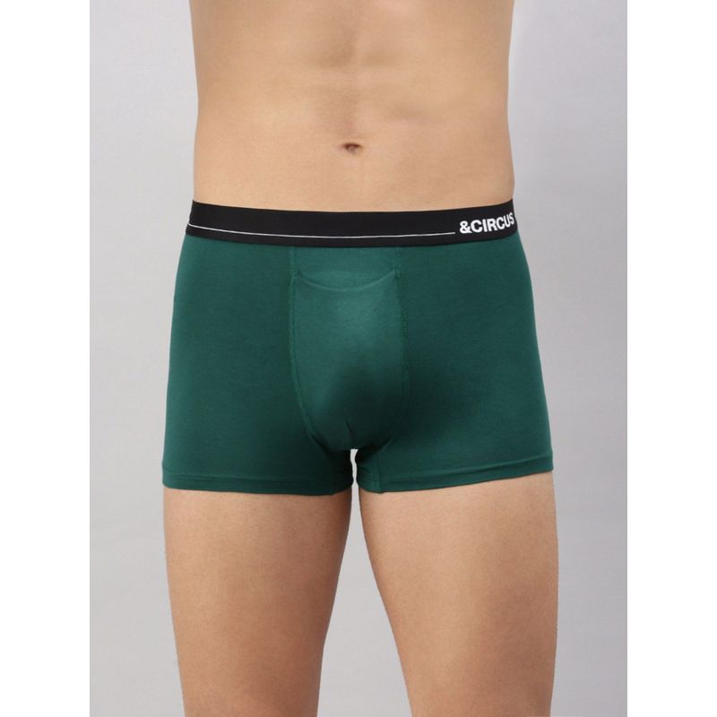 Tailor and Circus Men Trunk Green Mid Waist (3XL)