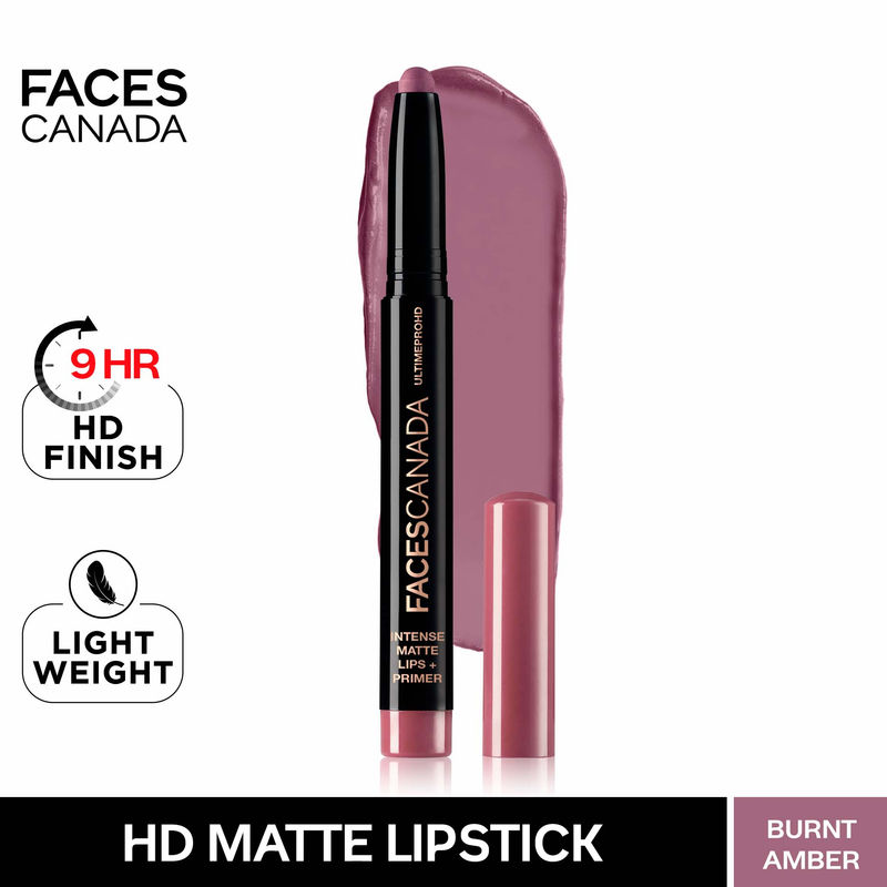 Faces Canada Ultime Pro HD Intense Matte Lips + Primer - Burnt Amber