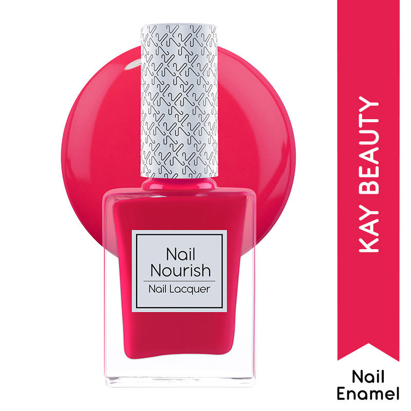 Kay Beauty Nail Nourish Nail Enamel Polish - Hibiscus 28